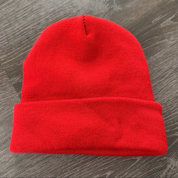 Jeffree Star Valentines Day Conversational Hearts Red Knit Beanie Stocking Cap - Picture 2 of 4